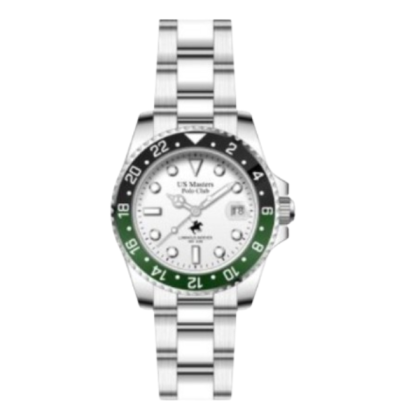 U.S Master Polo Club USM-EA02-BK-WE Men Analog Watch – 40.5mm Case, 3ATM Water Resistant